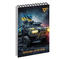 Тетрадь для записей А6/80 од.спираль Defenders of Ukraine Yes (151895)