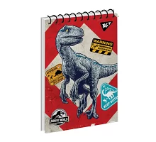 Зошит для записів А6/80 од.спіраль Jurassic World. Dino tracker Yes (151901)