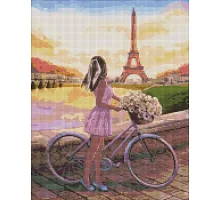 Алмазна мозаїка Романтика в Парижі ©Kira Corporal 40х50 Ідейка (AMO7439)