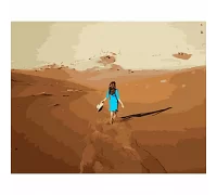 Картина за номерами Прогулка по пустыне 40х50 см Strateg (DY057)