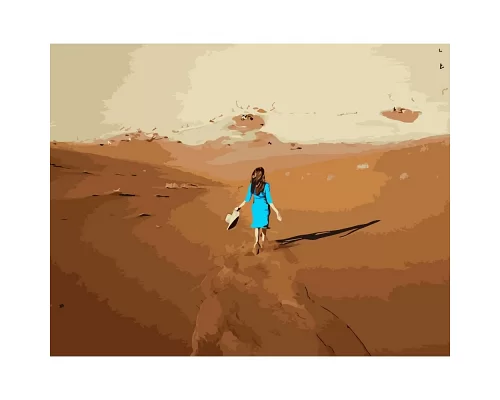 Картина за номерами Прогулка по пустыне 40х50 см Strateg (DY057)