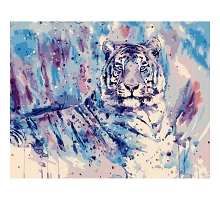 Картина за номерами Акварельний тигр 40х50 см Strateg (DY130)
