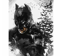 Картина за номерами Темный рыцарь Бэтмен 40х50 см Strateg (DY164)