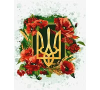 Картина по номерам Цветущий герб ©chervonavorona_artist 40x50 (KHO5009)