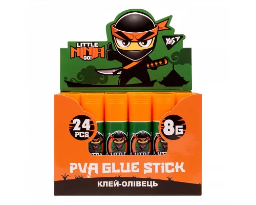 Клей-олівець YES 8г PVA Ninja (320283)