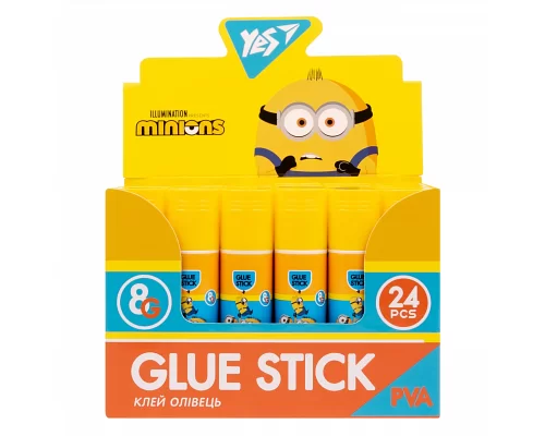 Клей-олівець PVA YES Minions 8г (320285)