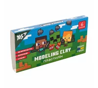 Пластилин YES Minecraft 6 цветов 120 г (540628)