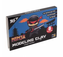 Пластилін YES Ninja 8 кольорів 160 г (540630)