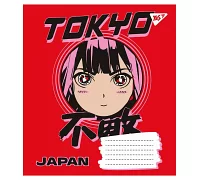 Тетрадь школьная А5/12 косая линия YES Anime  набор 25 шт. (766304)
