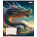 Зошит шкільний А5/18 клітинка 1В Dragon  набір 25 шт. (766317)