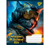 Тетрадь школьная А5/24 клетка YES Defenders of Ukraine  набор 20 шт. (766369)