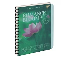 Тетрадь с разделителями студенческая офисная YES А5/144 Romance blooms пластиковая обложка (681887)