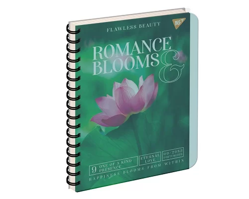 Тетрадь с разделителями студенческая офисная YES А5/144 Romance blooms пластиковая обложка (681887)