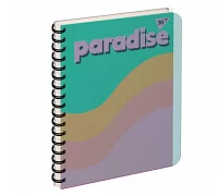 Тетрадь с разделителями студенческая офисная YES А5/144 Paradise пластиковая обложка (681888)