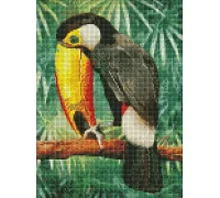 Алмазна мозаїка Фантазії папужки 30х40 Идейка (AMO7491)