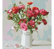 Картина по номерам Витончена ніжність квітів ©Ira Volkova 40х40 Идейка (KHO2956)
