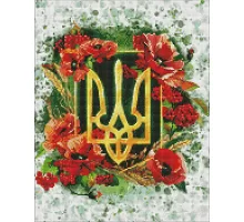 Алмазна мозаїка Квітучий тризуб ©chervonavorona_artist 40х50 Идейка (AMO7520)