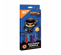 Олівці кольорові YES 12 кольорів Ninja(290703)