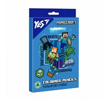 Олівці кольорові YES 18 кольорів Minecraft (290715)