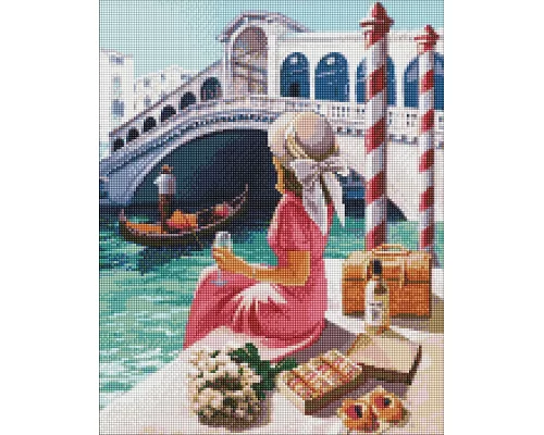 Алмазная мозаика Очаровательная Венеция ©Kira Corporal 40х50 Идейка (AMO7525)