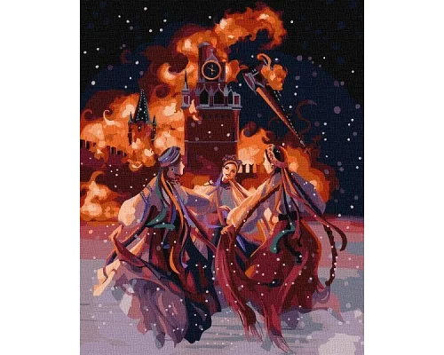 Картина за номерами Вогонь вільності Jennifer Sikora 40х50 Ідейка (KHO5088)
