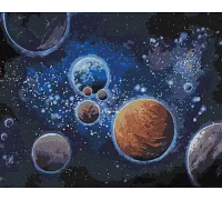 Картина по номерам Тайны космических миров Светлана Теренчук 40х50 Идейка (KHO9551)