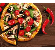 Картина по номерам Итальянская пицца40х50 Идейка (KHO5676)