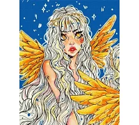 Картина по номерам Патриотическая Сказочный ангел nila_art_art 40х50 Идейка (KHO5085)