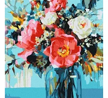 Картина по номерам Цветы для настроения BOND Tetiana 40х40 Идейка (KHO3230)