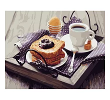 Картина за номерами Романтичний сніданок розміром 40х50 см Strateg (GS505)