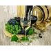 Картина за номерами Вино та виноград розміром 40х50 см Strateg (GS497)