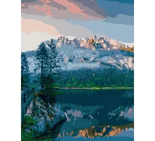 Картина за номерами Пейзаж холодних гір розміром 40х50 см Strateg (GS482)