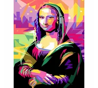 Картина за номерами Поп-арт Мона Ліза розміром 40х50 см Strateg (GS463)
