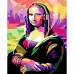 Картина за номерами Поп-арт Мона Ліза розміром 40х50 см Strateg (GS463)
