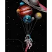 Картина за номерами Підкорювач космосу розміром 40х50 см Strateg (GS431)