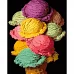 Картина за номерами Кольорове морозиво розміром 40х50 см Strateg (GS414)