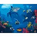 Картина за номерами Риби під водою розміром 40х50 см Strateg (GS388)