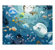 Картина за номерами Морські тварини розміром 40х50 см Strateg (GS383)
