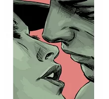 Картина за номерами Поцілунок розміром 40х50 см Strateg (DY295)