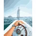 Картина за номерами На катері по морю в Дубай розміром 40х50 см Strateg (DY240)