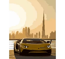 Картина за номерами Авто в Дубаї розміром 40х50 см Strateg (DY239)