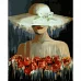 Картина за номерами Троянди під капелюхом розміром 40х50 см Strateg (GS599)