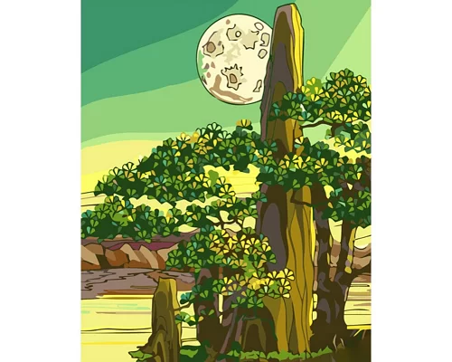 Картина за номерами Фантастичне дерево розміром 40х50 см Strateg (GS737)