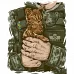 Картина за номерами Котик на руках бійця розміром 40х50 см Strateg (GS748)