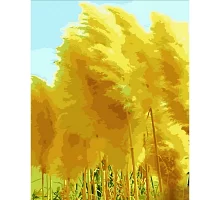 Картина за номерами Жовті пір'їнки розміром 40х50 см Strateg (DY353)