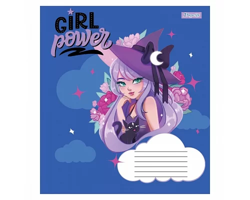 Тетрадь школьная А5/12 косая линия Girl power набор 25 шт (766551)