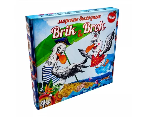 Настільна гра Strateg Морські вихідні Brik and Brok російською мовою (30202)