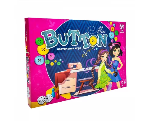 Настільна гра Strateg Miss Button маршрутна російською мовою (30355)