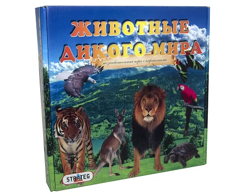 Розвиваюча гра Strateg Тварини дикого світу російською мовою (686)