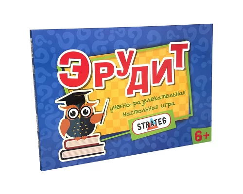 Настільна гра Strateg Ерудит російською мовою (30450)